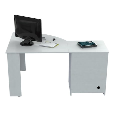 Gfancy Fixtures Corner Computer Desk - Melamine & Engineered wood GF3097384